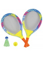 Ракети за плажен тенис 2 в 1 Plastica - С топче и перце