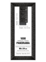 Рамка за панорамен пъзел Art Puzzle - Черна, за 1000 части