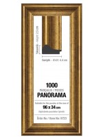 Рамка за панорамен пъзел Art Puzzle - Златиста, до 1000 части