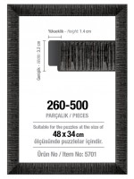 Рамка за пъзел Art Puzzle - Черна, за 500 части