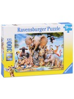 Пъзел Ravensburger 300 части - Африкански животни