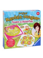 Творчески комплект Ravensburger – Мандала дизайнер - Цветя и Пеперуди