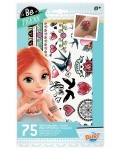 Разноцветни татуировки за момиче Buki Be Teens, 75 броя