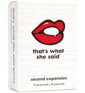 Разширение за настолна игра That's What She Said - Second Expansion