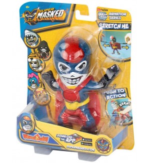 Разтеглива играчка Eolo Toys - Super Masked, Pepper Man, със звуци