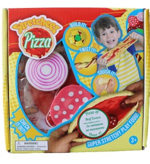 Разтеглива играчка Stretcheez Pizza, вегетарианска 2