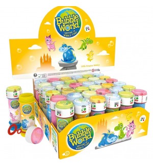 Разтвор за сапунени мехурчета Goki - Дракони, 60 ml, асортимент 