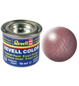 Емайл боя за сглобяеми модели Revell - Бакърено-меден, металик (32193)