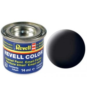 Емайл боя за сглобяеми модели Revell - Черен, мат (32108)