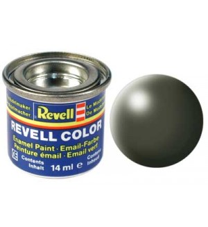 Емайл боя за сглобяеми модели Revell - Копринено маслинено зелено (32361)