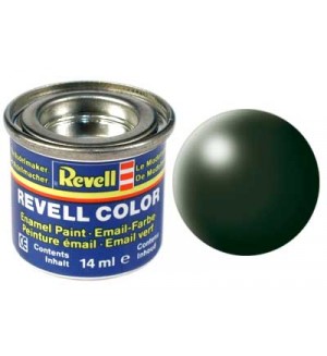 Емайл боя за сглобяеми модели Revell - Копринено тъмно зелено (32363)