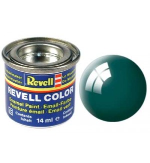 Емайл боя за сглобяеми модели Revell - Морско зелен, гланц (32162)