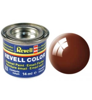 Емайл боя за сглобяеми модели Revell - Тинесто кафяв, гланц (32180)