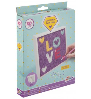 Рисуване с мъниста Grafix - Love, 15 х 15 cm