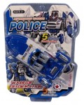 Робот трансформер 5 в 1 Raya Toys - Полицейска лодка