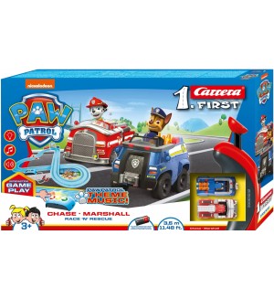 Състезателна писта Carrera - Първо спасително състезание на Пес Патрул