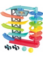 Състезателна писта PlayGo - Кула с топче и две колички