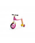 Scoot & Ride Детска тротинетка Highwaybaby+, 2 в 1 Розово/жълта