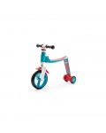 Scoot & Ride Детска тротинетка Highwaybaby+, 2 в 1 Синьо/червена