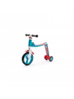 Scoot & Ride Детска тротинетка Highwaybaby+, 2 в 1 Синьо/червена