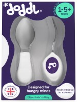 Сет прибори за хранене Doddl - от 2 части, 12м+, индиго