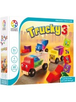 Детска логическа игра Smart Games Preschool Wood - Камиончета