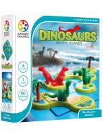 Детска логическа игра Smart Games Originals Kids Adults - Мистичните динозавърски острови