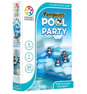 Детска логическа игра Smart Games Compact - Пингвини край басейна