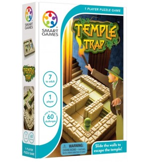 Детска логическа игра Smart Games Compact - Излез от лабиринта на храма