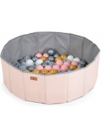 Сгъваем басейн Moni Toys - 90 топки, розов