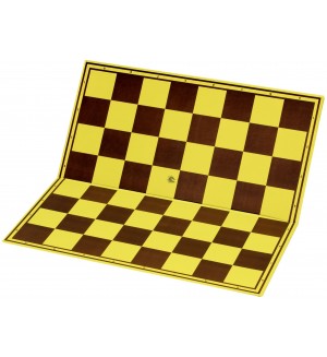 Сгъваема дъска за шах Sunrise - Yellow/Brown