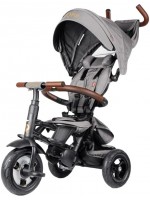 Сгъваема детска триколка QPlay - Rito Deluxe, Air Gel Wheels, Grey