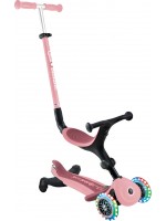 Сгъваема тротинетка 5 в 1 Globber - Go Up Active Lights 360°, розова Сгъваема тротинетка 5 в 1 Globber - Go Up Active Lights 360°, розова