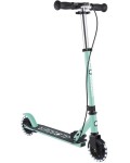 Сгъваема тротинетка Globber - Flow Element Junior Lights, зелена