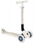 Сгъваема тротинетка Globber - Junior Foldable Lights Eco, бяла