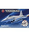 Сглобяем модел Airfix Военни: Самолети - QUICKBUILD Eurofighter Typhoon - Сглобка без лепило