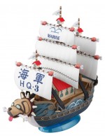Сглобяем модел Bandai Animation: One Piece - Garp's Warship (Grand Ship Collection), 15 cm