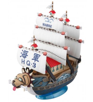Сглобяем модел Bandai Animation: One Piece - Garp's Warship (Grand Ship Collection), 15 cm