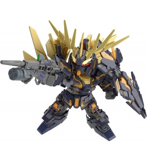 Сглобяем модел Bandai Космически: Mobile Suit Gundam - Unicorn Gundam 02 Banshee (Destroy Mode) & Banshee Norn Parts Set (SD Gundam Cross Silhouette)