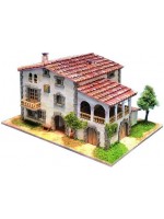 Сглобяем модел Domus Kits - Къща Емпорда, Макет с истински тухли