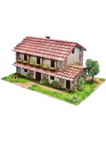 Сглобяем модел Domus Kits -  Къща Сантилана, Макет с мини тухли