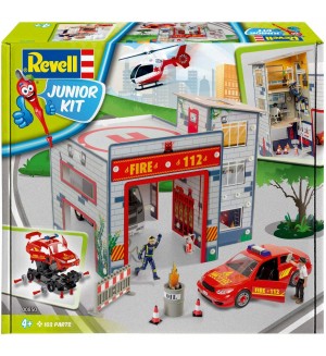 Сглобяем модел Revell Junior: Автомобили - Полицейска станция