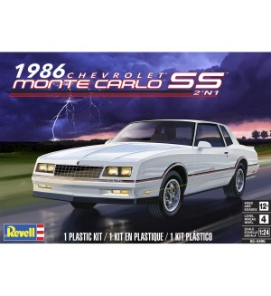 Сглобяем модел Revell Съвременни: Автомобили - Шевролет 1986 Monte Carlo