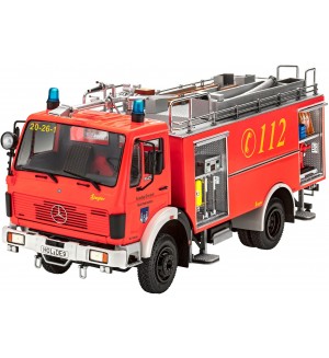 Сглобяем модел Revell Съвременни: Камиони - Пожарникарски камион Мерцедес Бенц 1625