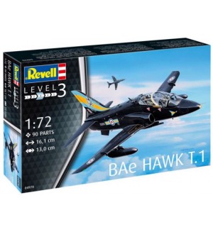 Сглобяем модел Revell Военни: Изтребител BAe Hawk T2