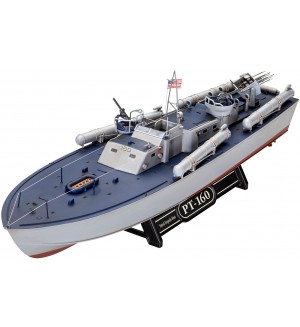 Сглобяем модел Revell Военни: Кораби - Американски торпеден катер PT-160