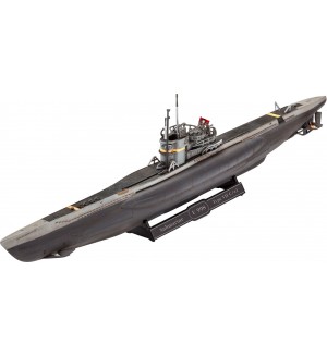 Сглобяем модел Revell Военни: Кораби - Германска подводница TYPE VII C/41