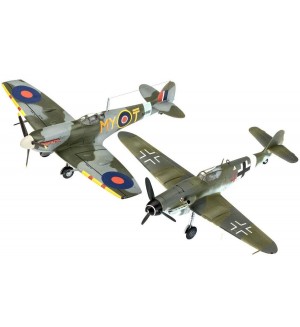 Сглобяем модел Revell Военни: Самолети - Bf109 G-10 & Spitfire Mk. V