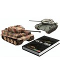 Сглобяем модел Revell Военни: Танкове -  Конфликт на нациите, Втора световна война, Комплект с книга