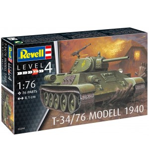 Сглобяем модел Revell Военни: Танкове - T-34/76 Modell 1940